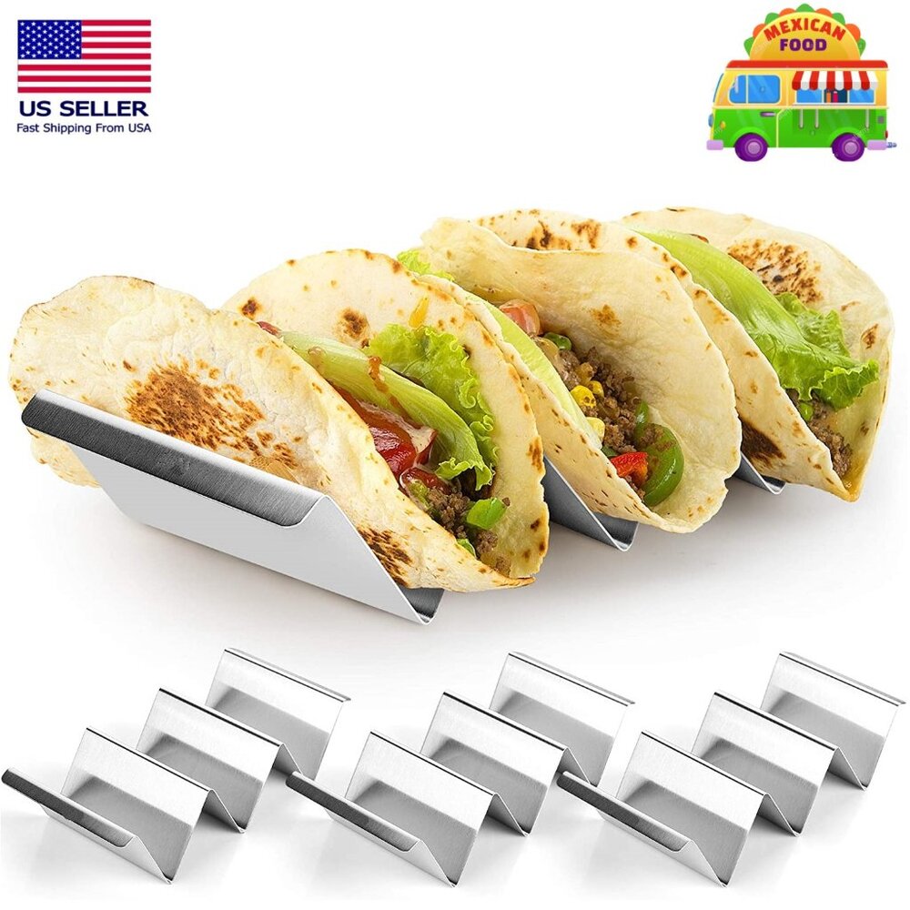 4 Pack Stainless Steel Taco Holder